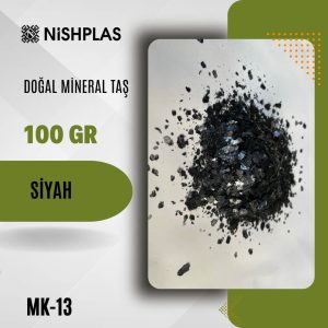 Nishplas Doğal Mineral Taş – Siyah – MK-13